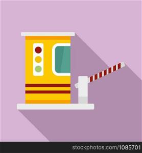 Road post icon. Flat illustration of road post vector icon for web design. Road post icon, flat style