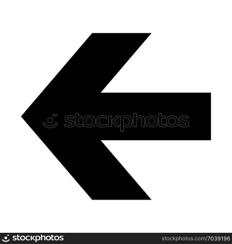 road sign arrow, icon on isolated background