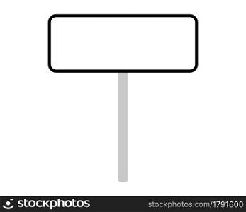 Road sign of Great Britain on white