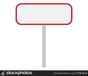 Road sign of Spain on white