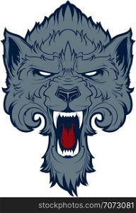 Roaring wolf sport mascot