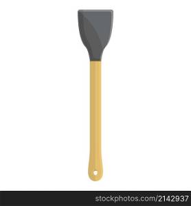 Roast spatula icon cartoon vector. Grill spoon. Chef cooking. Roast spatula icon cartoon vector. Grill spoon