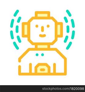 robot fantasy character color icon vector. robot fantasy character sign. isolated symbol illustration. robot fantasy character color icon vector illustration