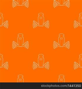 Robot spider pattern vector orange for any web design best. Robot spider pattern vector orange