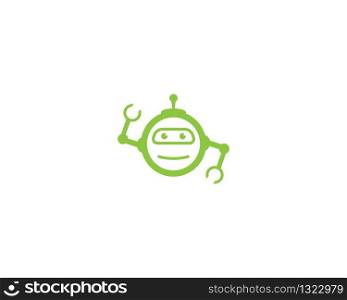 Robot vector icon illustration design