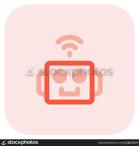 Robotic operation using wireless network