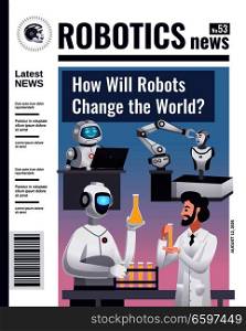 Robotics Magazine Cover Design