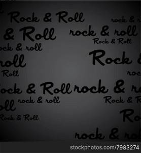 rock and roll background. rock and roll background theme vector art illustration