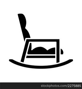 Rock chair icon vector sign and symbol