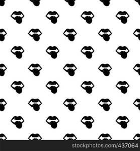 Rock emblem pattern seamless in simple style vector illustration. Rock emblem pattern vector