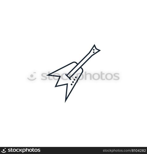 Rock music creative icon from music icons Vector Image