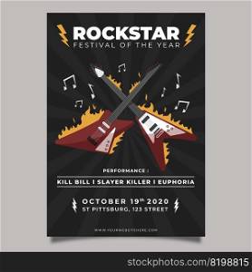rock music show poster