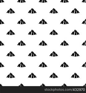 Rock pattern seamless in simple style vector illustration. Rock pattern vector