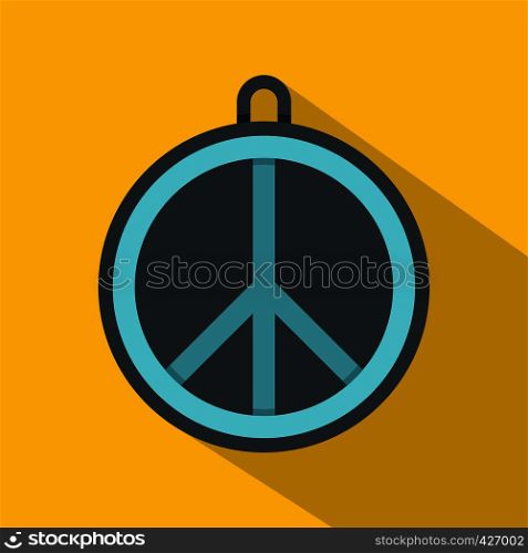 Rock sign icon. Flat illustration of rock sign vector icon for web. Rock sign icon, flat style