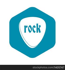 Rock stone icon. Simple illustration of rock stone vector icon for web. Rock stone icon, simple style