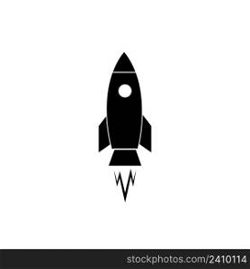 rocket icon logo vector design template