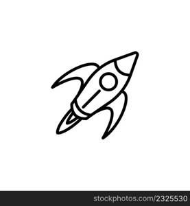 rocket icon vector design templates white on background