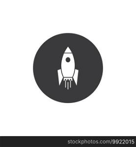 Rocket icon vector illustration design template