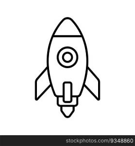 rocket icon vector illustration logo deisgn