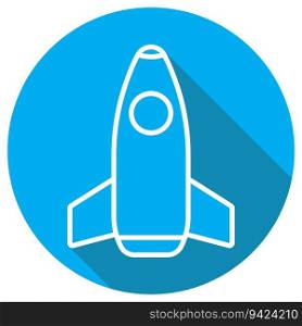 rocket icon vector template illustration logo design