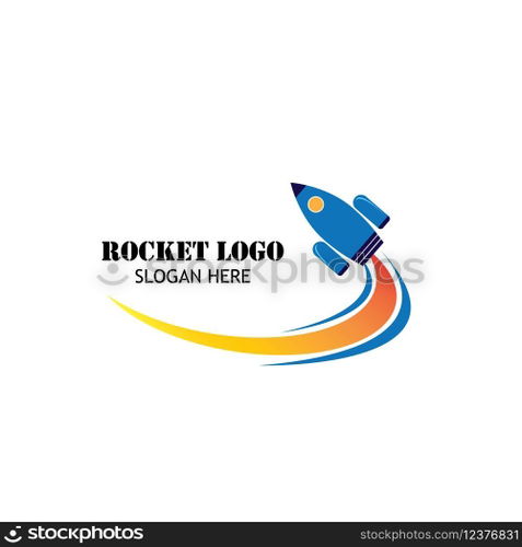 Rocket Logo Icon Design Vector