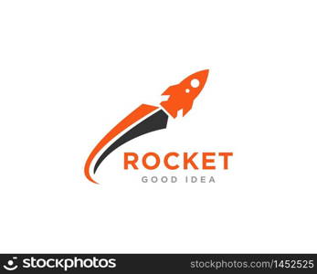 Rocket Logo Icon Design Vector