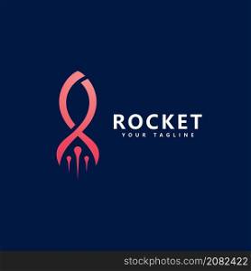 Rocket Logo icon Vector design Template