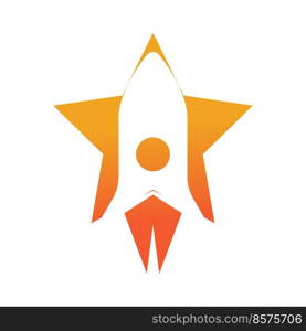 Rocket Logo Template vector symbol nature design