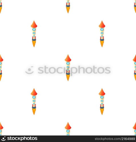 Rocket pattern seamless background texture repeat wallpaper geometric vector. Rocket pattern seamless vector