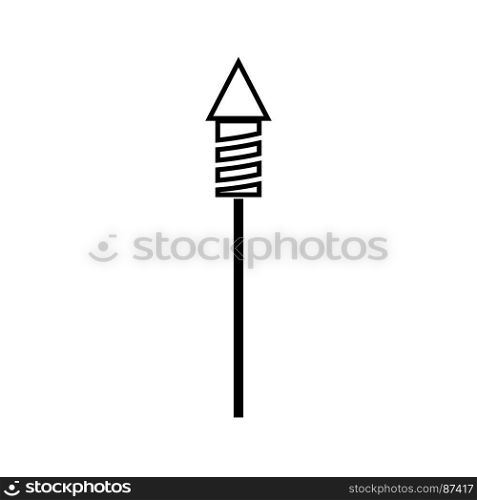 Rockets for fireworks icon .