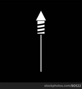 Rockets for fireworks it is icon .. Rockets for fireworks it is icon . Flat style .