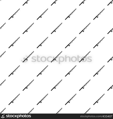 Rod and reel pattern seamless in simple style vector illustration. Rod and reel pattern vector