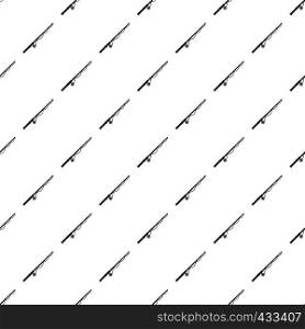 Rod and reel pattern seamless in simple style vector illustration. Rod and reel pattern vector