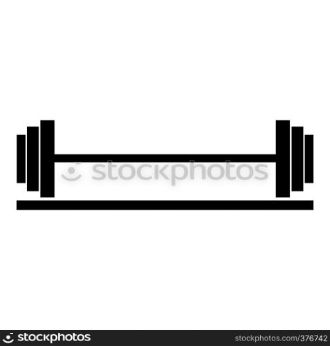 Rod on stand icon. Simple illustration of rod on stand vector icon for web. Rod on stand icon, simple style