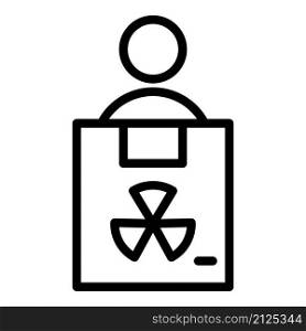 Roentgen box icon outline vector. Doctor diagnosis. Health chest. Roentgen box icon outline vector. Doctor diagnosis