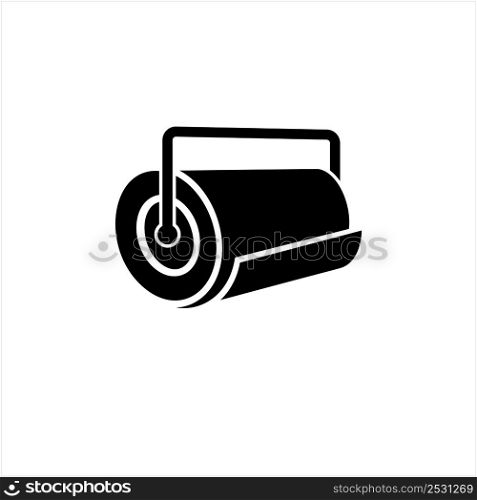 Roll Icon, Mat, Rug, Carpet Or Paper Roll Icon Of Anything Vector Art Illustration