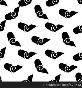 Roll Icon Seamless Pattern, Mat, Rug, Carpet Or Paper Roll Icon Of Anything, Vector Art Illustration