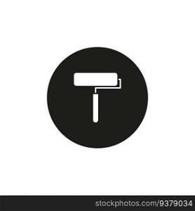 roller brush icon. Vector illustration. stock image. EPS 10.. roller brush icon. Vector illustration. stock image.