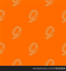 Rollercoaster pattern vector orange for any web design best. Rollercoaster pattern vector orange