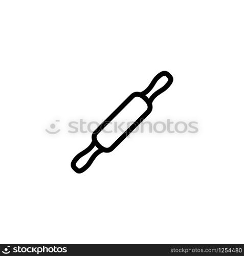 Rolling pin icon design vector template