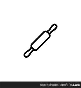 Rolling pin icon design vector template