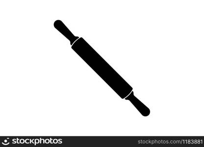 Rolling pin icon flat style. Vector eps10