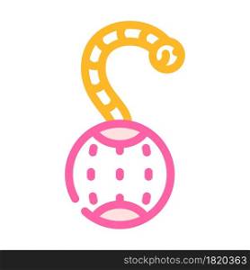 roly-poly pet toy color icon vector. roly-poly pet toy sign. isolated symbol illustration. roly-poly pet toy color icon vector illustration