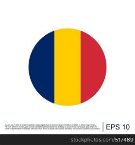 Romania Flag Icon Template