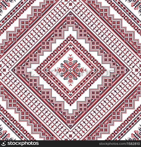 Romanian pattern inspired from traditional embroidery