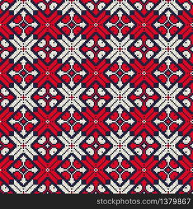 Romanian vector pattern inspired from traditional embroidery