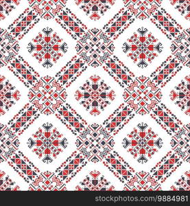 Romanian vector pattern inspired from traditional embroidery