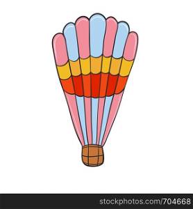 romantic air ballon for love card design