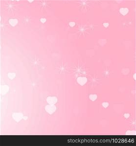 Romantic colored abstract background with hearts of different sizes. Simple flat vector illustration. Romantic colored abstract background with hearts of different sizes. Simple flat vector illustration.