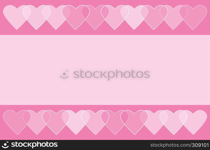 Romantic elegant Valentine's background with hearts - available as eps and jpg